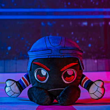Bleacher Creatures New York Rangers 8' Kuricha Hockey Puck Sitting Plushies- Soft Chibi Inspired Plush