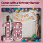 Marquee Numbers Pink 18Th-Birthday Decorations: Large 3Ft Light Up Number Rose Gold 18 Birthday Decoration For Boy Girl 18 Year