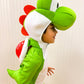 Disguise Yoshi Costume, Official Super Mario Bros Deluxe Kids Costume With Headpiece, Size (3T-4T)