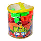 Abyz Kids Builder Set1, Educational Building Blocks, Easy To Hold And Assemble, With Storage Bag, Age 3+ Year