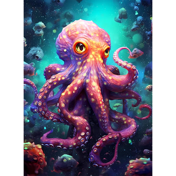 500 Pieces Puzzles for mature-themed Jigsaw Puzzle 500 Piece Puzzle Children Elderly Puzzle Octopus Puzzle Gift for Mom Dad Family Friend Family Activity Games Home Decor Wall Art 20.5x15IN