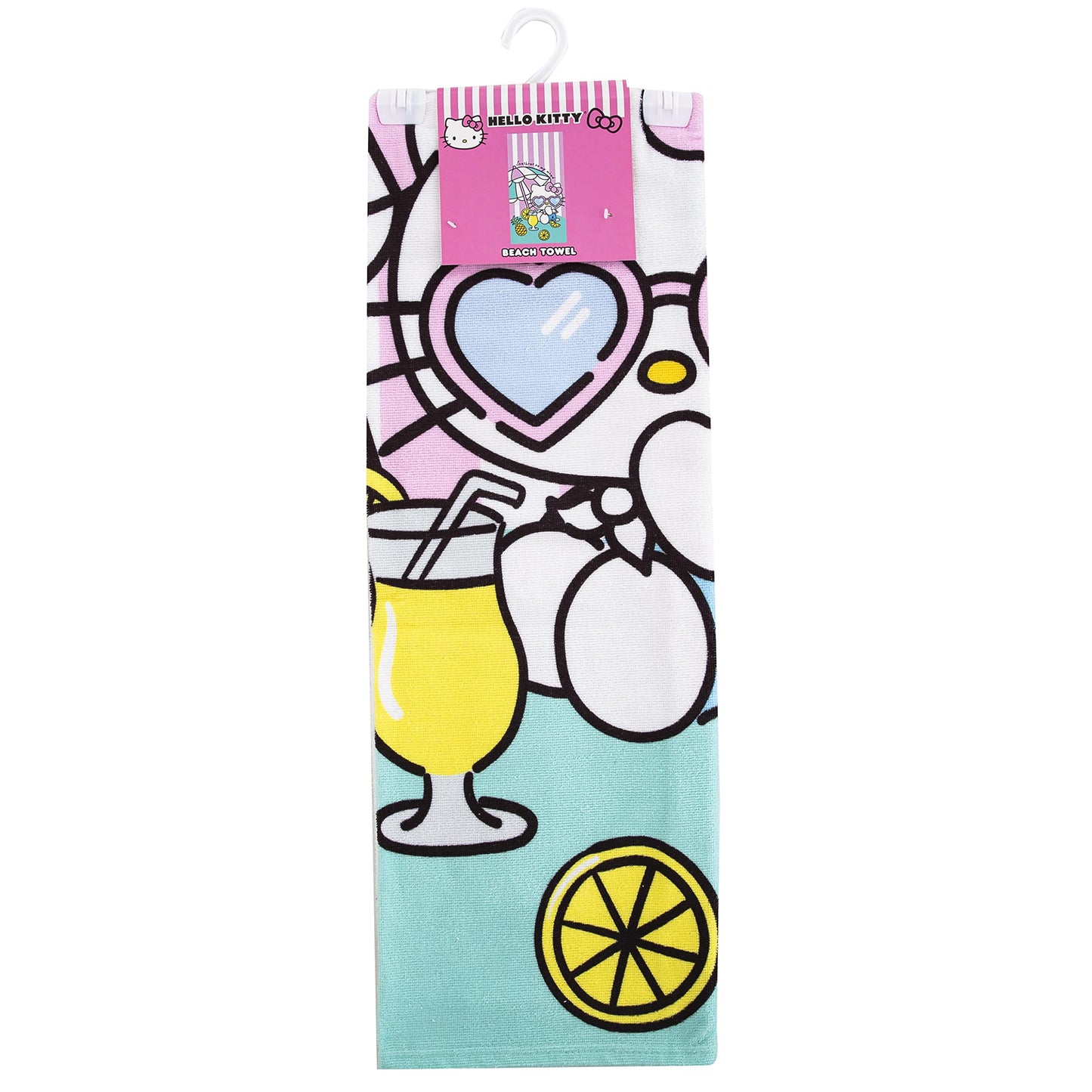 Hello Kitty Umbrella Drink 30 X 60 Inch Beach Towel