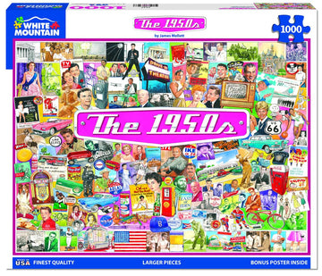 White Mountain Puzzles The 1950S - 1000 Piece Jigsaw Puzzle