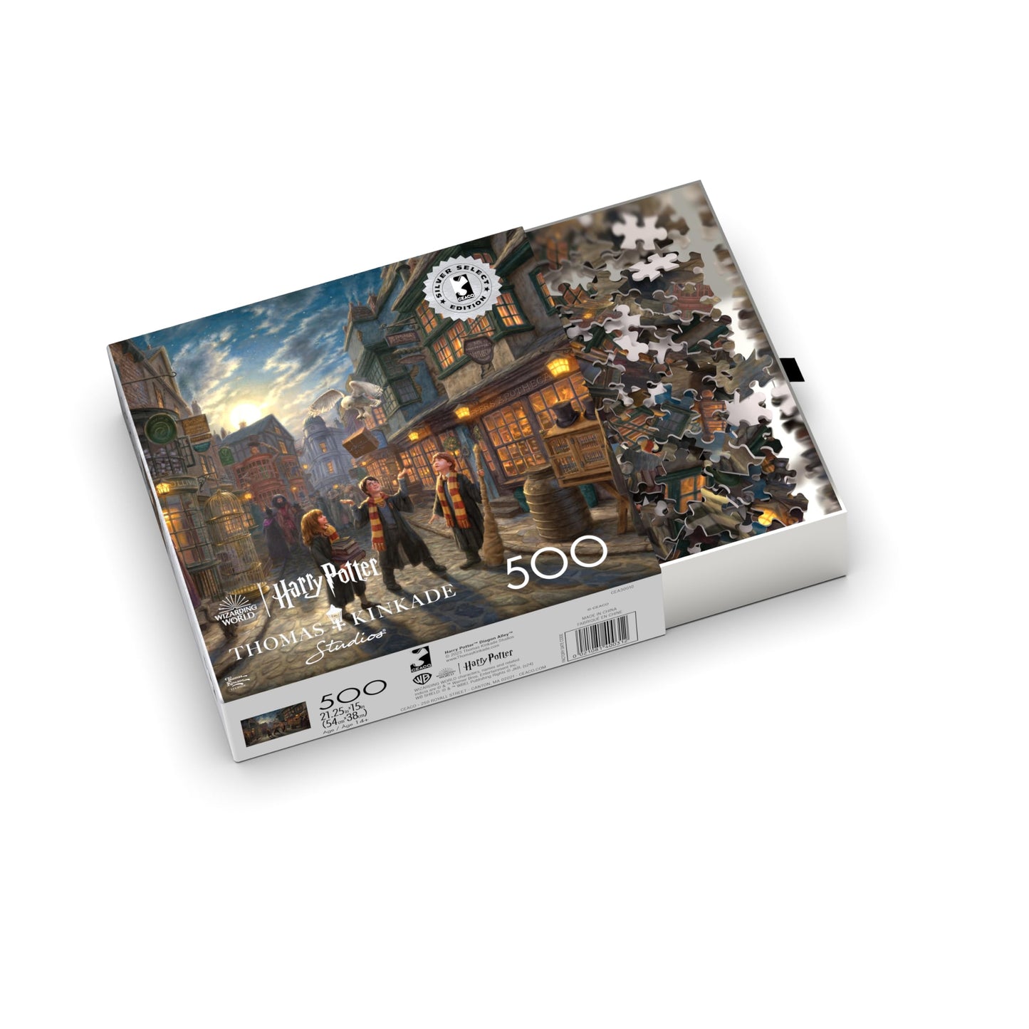 Buffalo Games 500 Piece Jigsaw Puzzle - Harry Potter Diagon Alley - Challenging Adult Puzzle, Finished Size 21.25 x 15.00, Paper Material