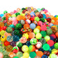 Pllieay 500 Pieces Bouncy Balls For Kids, 27Mm Mixed Color Bulk Balls Rubber Bouncy Balls For Kids Party Favors, Prizes, Birthdays Gift And Vending Machines (Style Random)