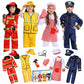 14Pcs Toddler Dress Up Clothes,Boys Dress Up Costumes For Play,Kids Dress Up Set With Firefighter,Construction Worker,Chef,Police Costume,Toddler Boy Toys Christmas Birthday Gifts For 3-6 Years Old