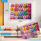 500 Pieces Puzzles For Adults-Colorful Donuts Puzzle For Adults Children Elderly-Recycled Paper Jigsaw Puzzle 500 Pieces-Glossy,