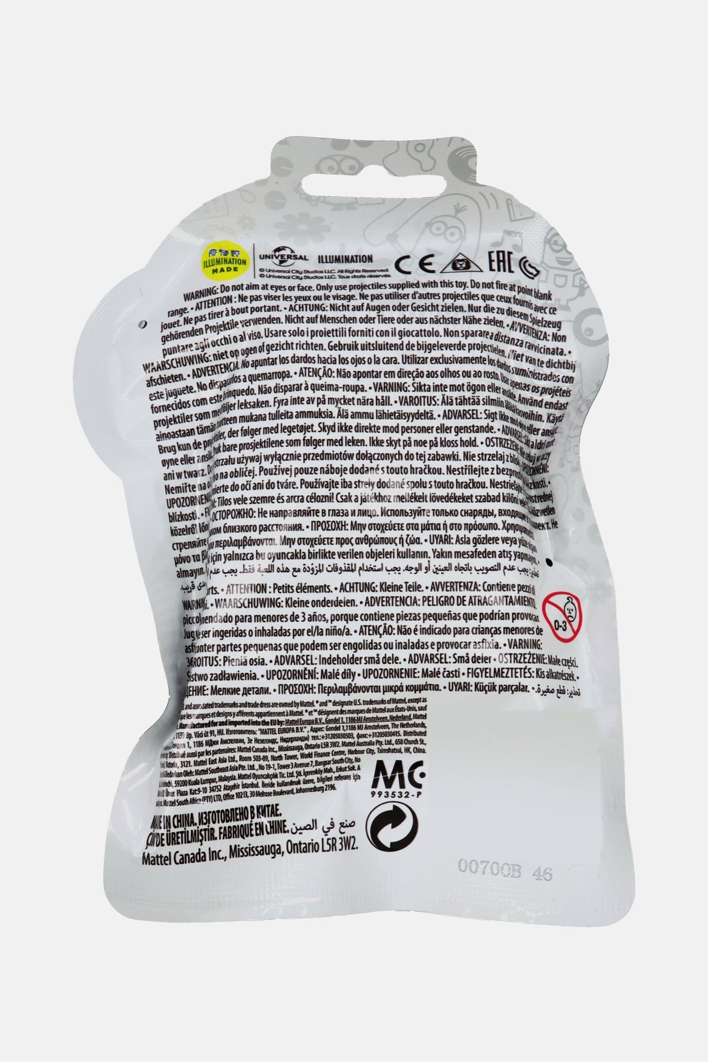 Wonderkids Minions Splatems Blind Bag Figure and Launcher Target