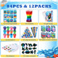 BenLouis 96Pcs Under the Sea Party Favors Ocean Animals Party Coloring Books Set Bulk for Kids Sea Fish Birthday Mermaid Party G