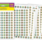 Teacher Created Resources Superhero Mini Stickers Valu-Pak, 3/8 in, Multicolored, 1144 Pieces