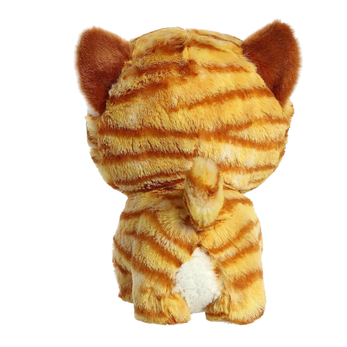 Aurora® Playful Teddy Pets™ Orange Tabby Cat Stuffed Animal - Unique Design - Endless Play - Orange 6.5 Inches
