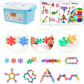 Tomyou 200 Pieces Building Blocks Kids Stem Toys Educational Discs Sets Interlocking Solid Plastic For Preschool Boys And Girls Aged 3+, Safe Material Creativity
