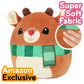 Squishmallows 8-Inch Rudolph Plush - Soft & Squishy Christmas Toy - Green - 2025 Limited Edition