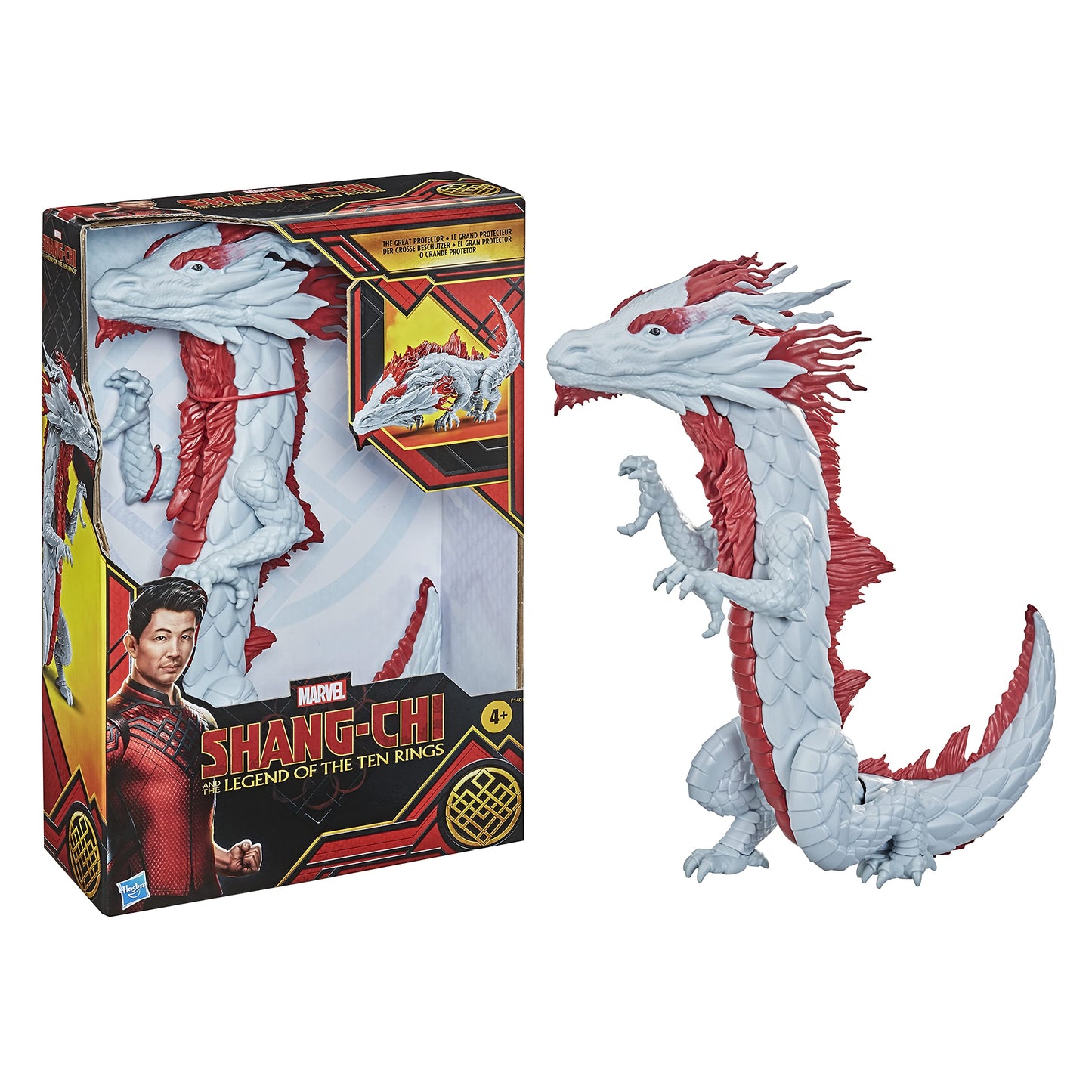 Marvel Hasbro Shang-Chi And The Legend Of The Ten Rings The Great Protector Dragon Figure, Action Toy For Kids Ages 4 And Up