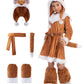 Spooktacular Creations Halloween Girls Fox Costume, Kids Sweet Fox Costume For Child, Toddler Halloween Dress Up, Junglethemed
