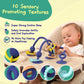 Jumble Dream Baby Teething Toy - Multi-Purpose Suction Teether in Dark Blue - Sensory Relief for Infants 0-24 Months