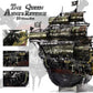Piececool 3D Metal Puzzle - Queen Anne's Revenge Pirate Ship Model Kit, Large DIY Craft for Adults, Metal Construction, Family Fun