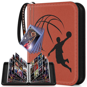 Basketball Card Binder 720 Pocket, Sports Card Binder With Toploaders Card Display, Premium Basketball Card Holder With Basketba