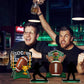 25 Pcs 3D Football Party Decorations Football Table Centerpieces Double-Sided Football Player Silhouette Centerpieces For Sports Game Day Party Tailgate Party Football Birthday Party Supplies
