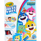 Crayola Baby Shark Color Wonder Pages, Mess Free Coloring for Toddlers, Coloring Activity, Travel Activities, Toddler Toys & Gif