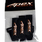 Apex RC Products 5 Pack 20mm x 200mm HD Rubberized Battery Straps Non-Slip 3030