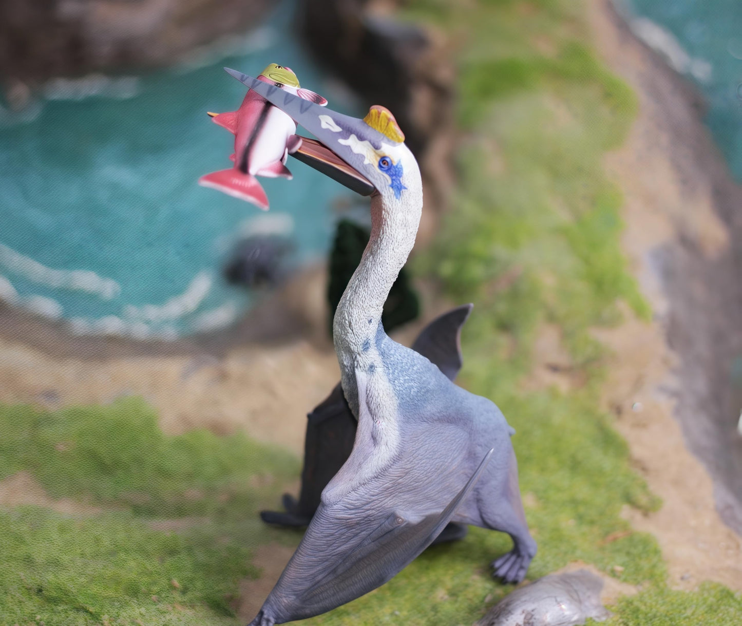 Gemini&Genius Pteranodon Toy For Kids, Quetzalcoatlus Dinosaur Toy, Pterodactyl Toy, Large Flying Dinosaur Toy, Realistic Pterna
