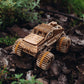 Wood Trick Monster Pickup Truck Car 3D Wooden Puzzle - Rides Up To 18 Feet - 8.3X6.3 In - Model Truck Kit To Build For Adults And Kids