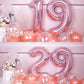 Aule 40 Inch Big Rose Gold 9 Balloon Number Large Foil Helium Number Balloons 0-9 Jumbo Giant Happy 9Th Birthday Party Decoratio