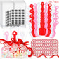 Chumia Valentines Plastic Toy Shovels Valentines Plastic Shovels I Dig You Valentine Set with I Dig You Valentine Stickers I Dig