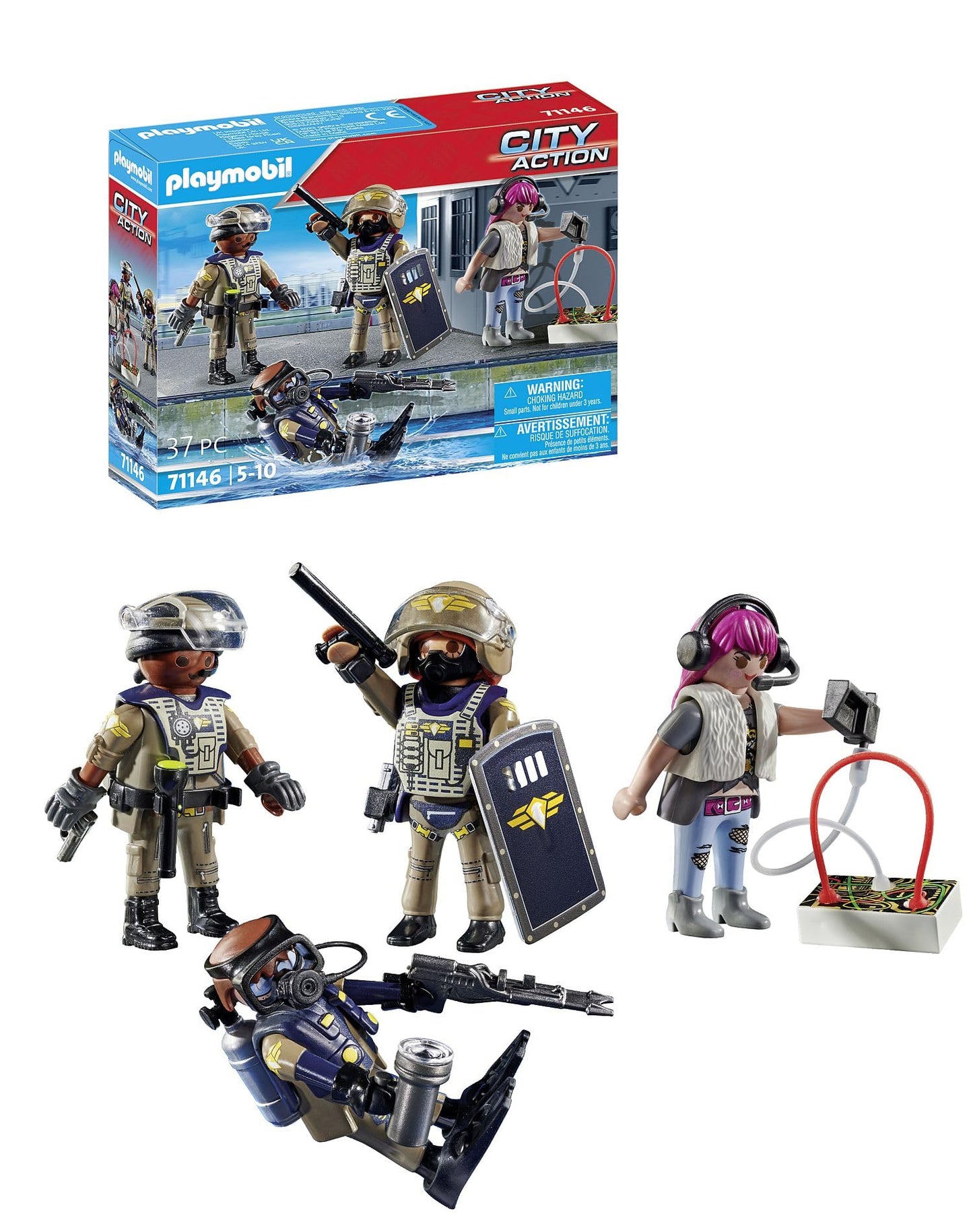 Playmobil Tactical Police Figure Set