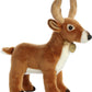 Aurora® Miyoni® 14" Brown Deer Stuffed Animal - Lifelike Detail, Polyester Material, Cherished Companionship, Model 26183