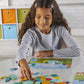 Hand2Mind Seasons And Weather Pattern Block Puzzle Set, Tangram Puzzle, Geometric Shapes For Kids, Pattern Blocks Cards, Pattern Play, Toddler Battern Blocks, Kindergarten Learning Activities