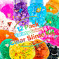 Hahafunyo 12 Pack Jelly Cubes Clear Slime Set - Small PVA-Based Slime for Kids - Holiday Birthday Party Favors