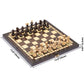 Husaria European International Wooden Chess Game Set Regal - 13.8 Inches Medium Size Chess Set With Handcrafted Chessmen And Fel