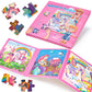 Lovestown Magnetic Puzzles For Toddlers, 48Pcs Fairytale Travel Puzzle Book, 3 In 1 Educational Learning Magnets For Kids, Ideal Road Trip Activities Toys For Boys And Girls
