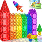 IGIVI 100PCS Magnetic Tiles - Mini Magnetic Blocks for Toddlers, Preschool Educational Toys for Kids Ages 3+, Toddler Essential 