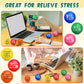 Glimin 48 Pcs Motivational Stress Balls Colorful Foam Balls Inspirational Quote Hand Exercise Balls with Drawstring Bag Employee