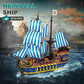 YESHIN Pirates Ship Model Building Blocks Kits  MOC Sailboat Model Construction Set to Build  Gift for Kids Age 8+/mature-themed Collections Enthusiasts (2010+Pieces)