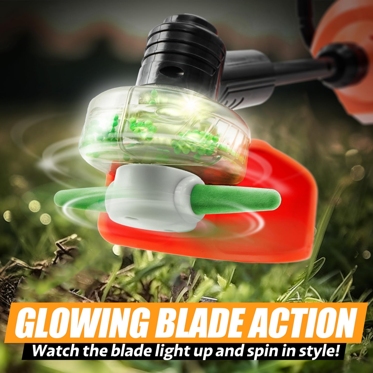 Toddler Weed Trimmer: Electronic Modern Pretend And Play Tool Designed For Little Hands Gardening Toy With Lights And Sounds, Bi