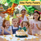 AugToy Gold Plastic Mini Dinosaur Figures - 48PCS Party Favors, Cupcake Toppers, Goodie Bags, Easter Eggs, Pinata Fillers for Kids