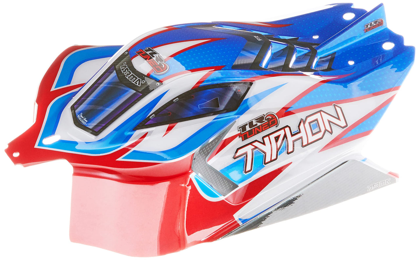 ARRMA Typhon TLR Tuned Finished Body Red/Blue, ARA406164