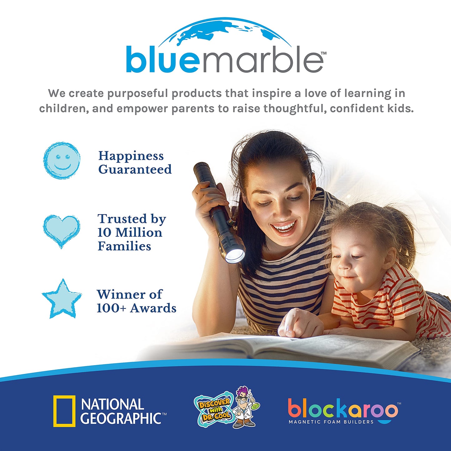 Blue Marble Gold Panning Kit For Kids - Kids Gold Mining Kit, Learn To Pan For Gold, Includes Pay Dirt With Real Pyrite Specimen