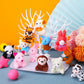 Lmazepmq Mini Plush Animal Toy Set,Cute Animals Keychain Decoration For Kids,Goodie Bag Fillers, Basket Stuffers, School Prizes,