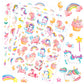 Cute Pink Unicorn Adhesive Stickers Rainbow Magical Star Unicorn Stickers 715 Count For Girls Toddlers Birthday Invitations Envelopes Decorations Party Goodie Gifts Bags Decor School Class Rewards