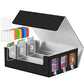 Newloop 6-Window Display Trading Cards Storage Box 2400+ Tcg Commander Deck Case With 6 Card Holders For Magic The Gathering Ptc