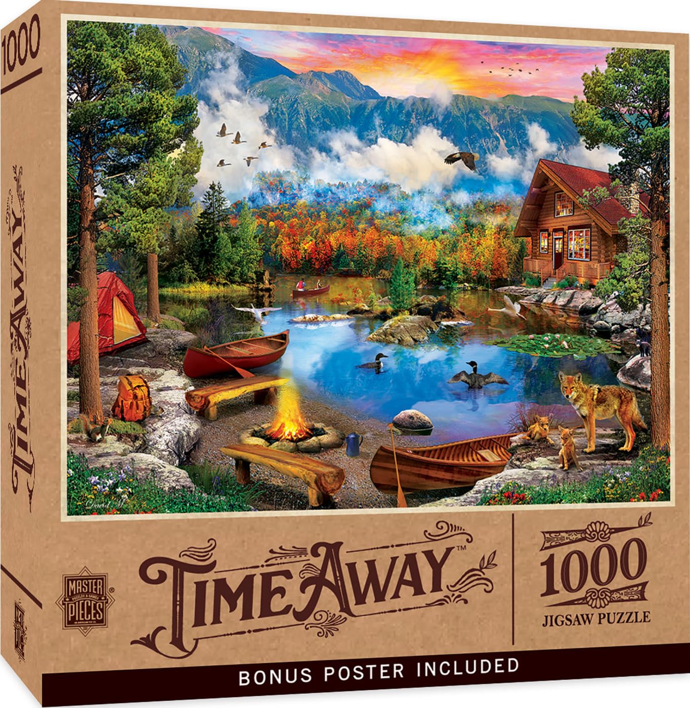 Sunset Canoe 1000 Pc