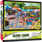 Masterpieces - 500 Piece Jigsaw Puzzle, Glows In The Dark, Hidden Images, Corner Market, Fun For Adults, Family, Kids, 15' X 21'