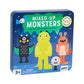 Petit Collage Magnetic Play Set, Monsters - Mix & Match Magnetic Game Board, Ideal For Ages 3+ - Includes 2 Magnetic Scenes And