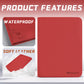 Card Binder 360 Pockets Trading Card Holder Book  enhanced PU Cover Zip Folder Binder  Side Loading Carrying Case Binder Album for TCG  MTG Sports Cards  Game Cards (Red)