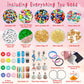 leitait Girls Toys Bracelet Making Kit -3400pcs Beads for Charm Jewelry Making Kit Supplies, Unicorn/Mermaid Crafts Birthday Chr